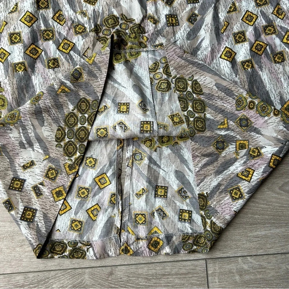 Vintage  Willy’s Influence 80s Western Style Dolman Sleeve Midi Dress - Picture 14 of 16